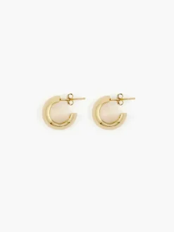 Reflection Small Hoops - Gold