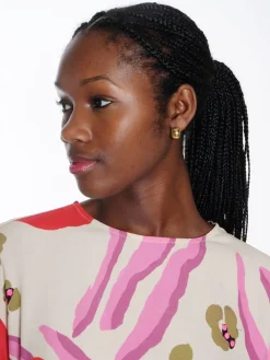 Reflection Small Hoops - Gold