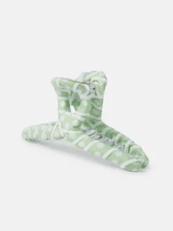 Ribbon Spring Clip - Green Big