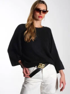 Robin Knitted Top - Black