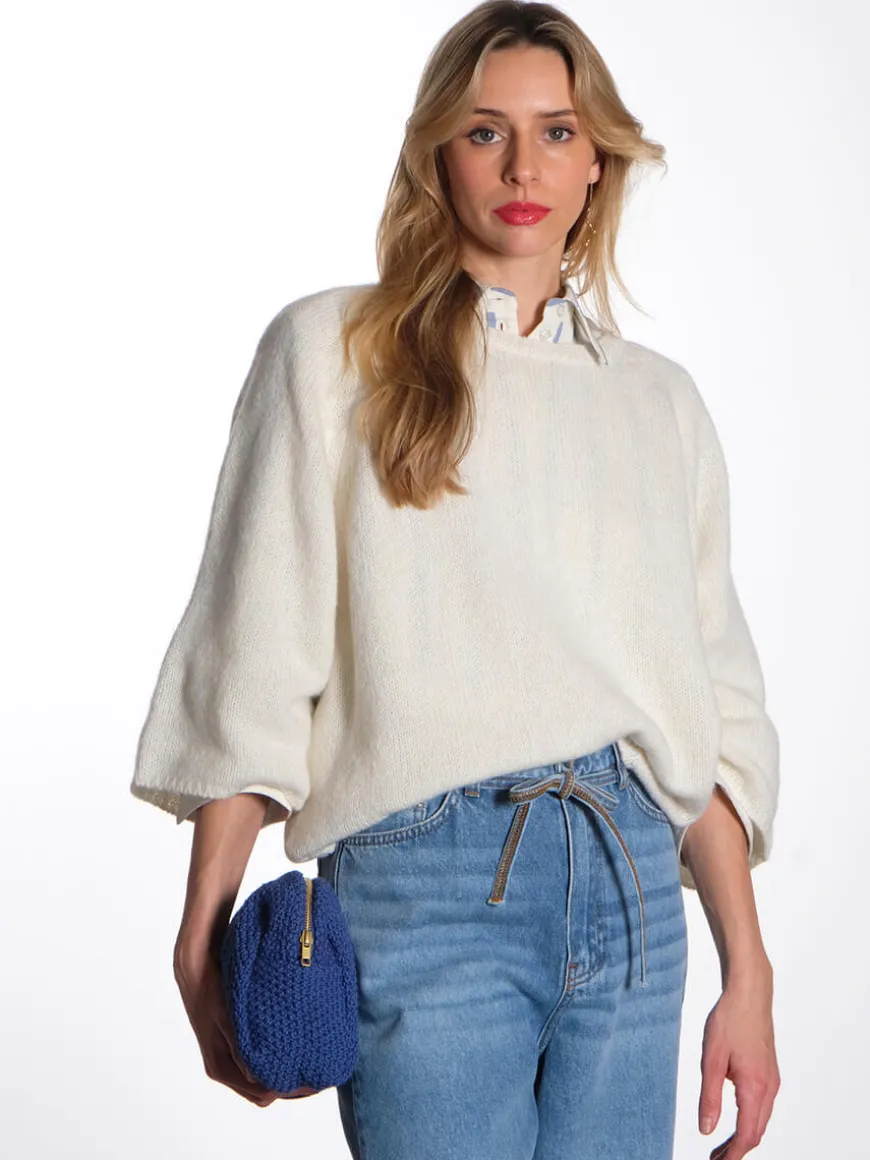 Robin Knitted Top - Off White