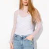 Sammy Mesh Blouse - Lavender