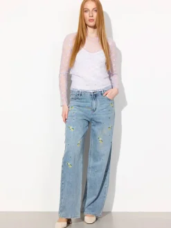 Sammy Mesh Blouse - Lavender