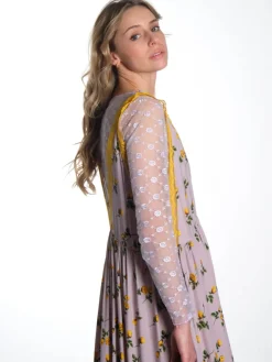 Sammy Mesh Blouse - Lavender