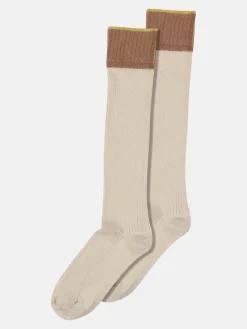 Sara Knee Socks - Ecru