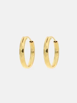 Small Trinity Hoops - Gold