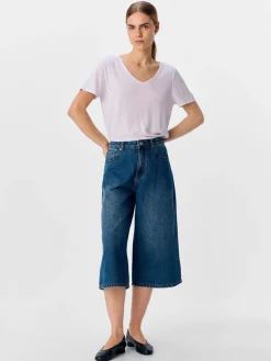 Sofia Denim Bermuda Shorts