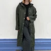 Stala Long Raincoat - Rosin