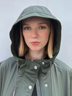Stala Long Raincoat - Rosin