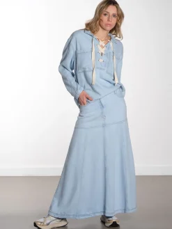 Tuxya Skirt - Light Blue