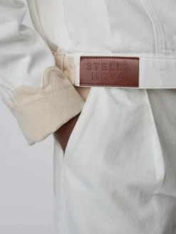 Two Toned Cotton Jacket - Denim Moon Wash