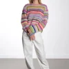 Two Toned Cotton Pants - Denim Moon Wash