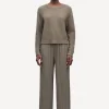 Uma Pleated Trousers - Bungee Cord