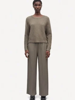 Uma Pleated Trousers - Bungee Cord