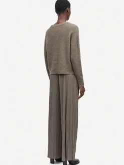 Uma Pleated Trousers - Bungee Cord