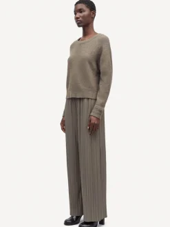 Uma Pleated Trousers - Bungee Cord