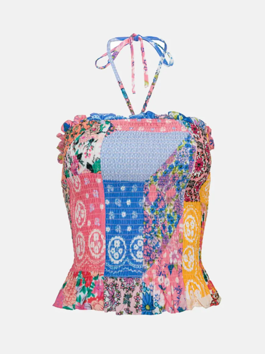 Una Smock Top - Patchwork