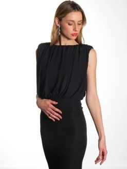 Virgine - Structured Jersey - Black