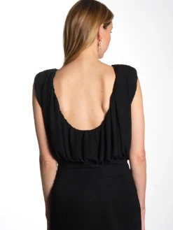 Virgine - Structured Jersey - Black