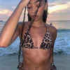 Waverly Bikini Top - Leopard