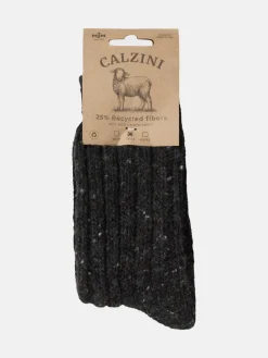 Wool Mix Socks Rib Soft - Anthracite