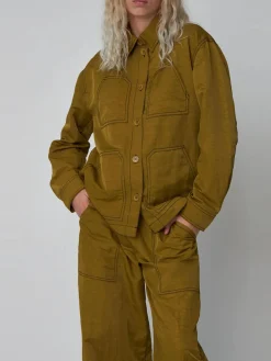 Workwear Shirt Jacket - Olive