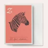 Z is for Zebra Card