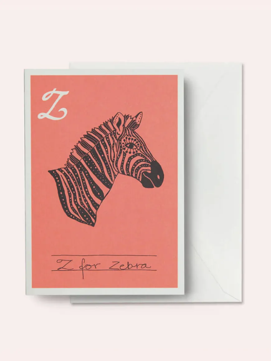 Z is for Zebra Card
